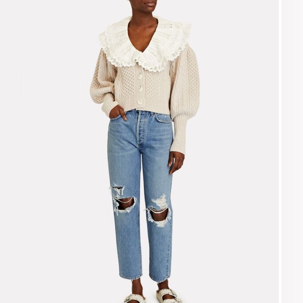 AGOLDE Fen Cropped Straight Leg Jeans